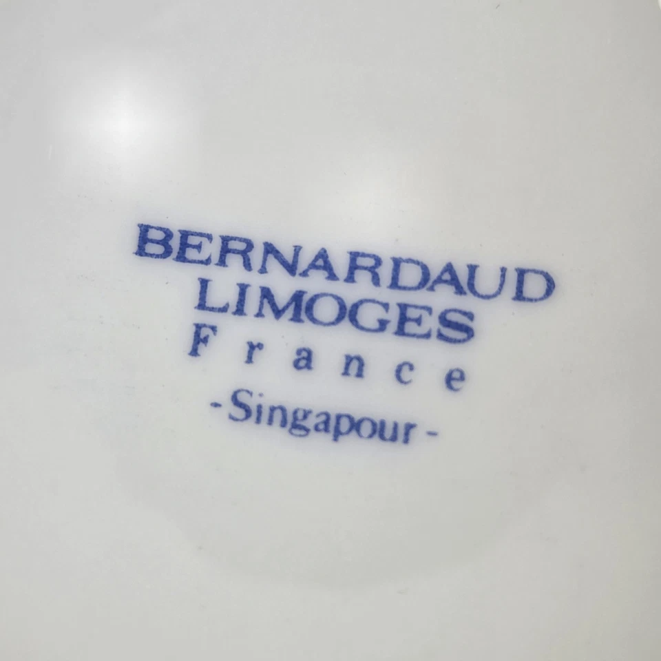 Platos de sopa y sello trasero Bernardaud Limoges Singapur de 6 piezas Foto 4 de 4