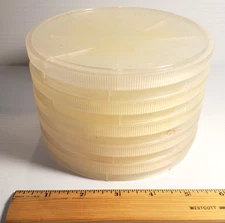 Single Wafer Carrier Shippers Genuine Fluoroware 5 Pc Lot 5" 125mm H22-50