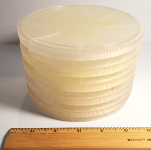Single Wafer Carrier Shippers Genuine Fluoroware 5 Pc Lot 5" 125mm H22-50