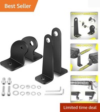 Light Bar Mounting Brackets 2 Packs Universal Side-Mounted Brackets for Strai...