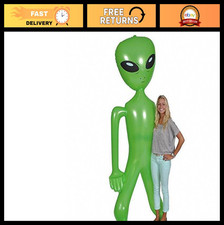 Giant 8ft Inflatable Alien Prop - 96"-100" Blow Up Halloween Decoration Gag