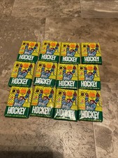 Vintage 1990 Topps Hockey Card Wax Wrapper 12 Sealed Packs Lot Bubble Gum