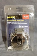 Marinco 30A 125 V Stainless Steel Power Inlet