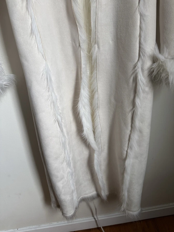 Abrigo de piel Y2K BEBE blanco Penny Lane S Foto 3 de 4