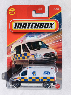 2026 Matchbox 2024 Mercedes-Benz Sprinter Ambulance