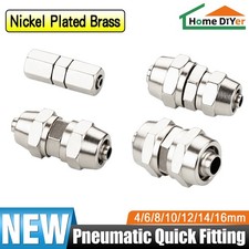 Pneumatic Air line Double End Quick Coupler Connector Air Fittings Pipe Hose
