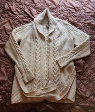 Banana Republic Cardigan Sweater With Belt Ivory Medium