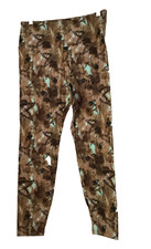 NO BOUNDARIES Brown Butterfly Cotton Knit ANKLE LEGGING Sz. Jrs. L 