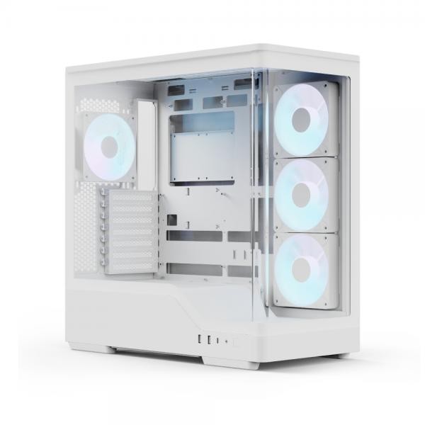Aerocool P500A-WT Midi Tower Bianco (Aerocool P500A Mid Tower Case - White) - Immagine 6