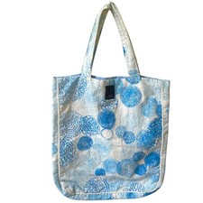 mina perhonen Rain Chukka Tote Bag LS9381 White/Blue Women USED