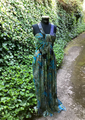  Luxus-Hauptlinie! Matthew Williamson Seide Designer Kleid Gr.10 NP 1999,00 