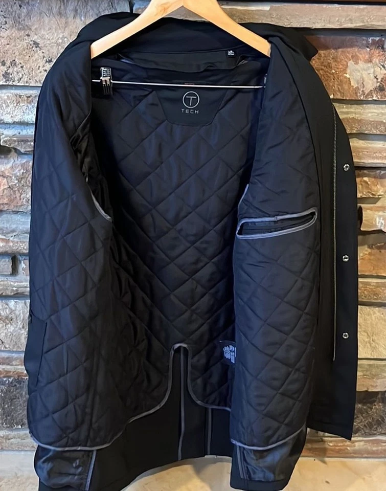 Gabardina Tumi Para Hombres T-Tech Rain Traveler Completamente Extraíble Forro Edredón XXL Foto 4 de 4