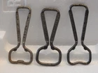 3 vintage bottle openers Coca Cola , Seven Up , Pabst Blue Ribbon