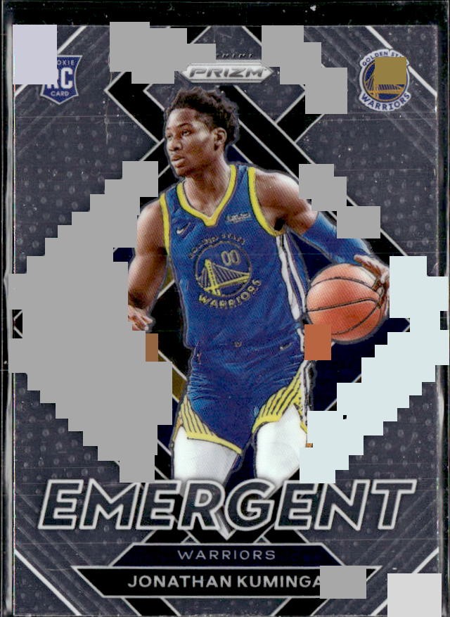 2021-22 Panini Prizm #5 Jonathan Kuminga Emergent Golden State Warriors(G) RC