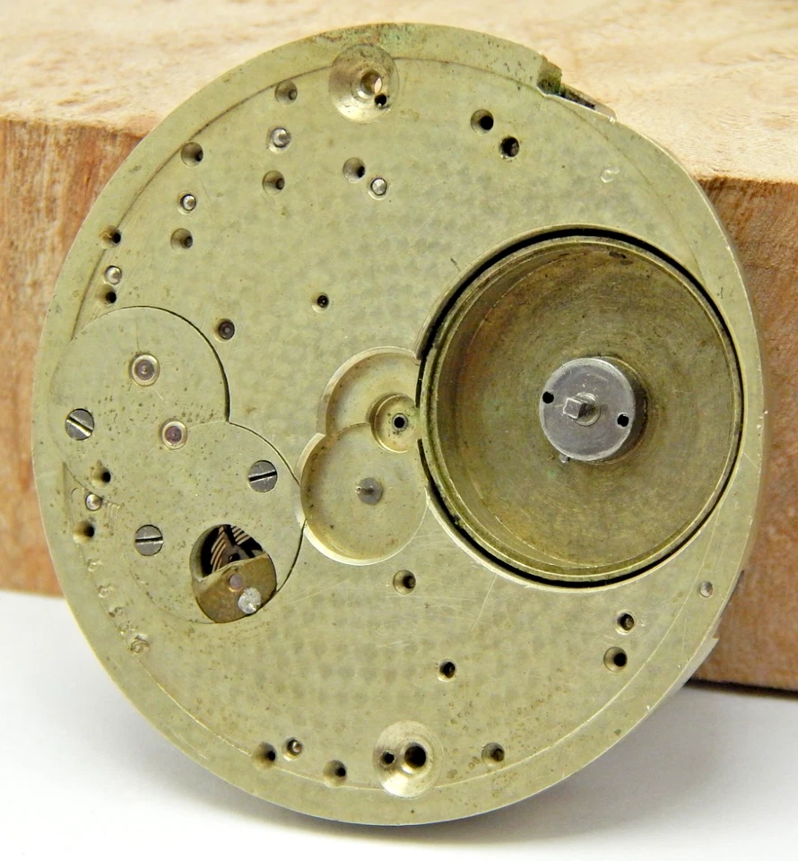 Antique Constantin Geneva 18 size jeweled pocket watch movement w/ good Balance - Image 4 of 4