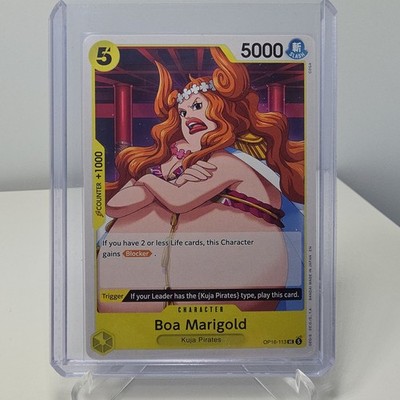Boa Marigold OP16-113 The Time of Battle Regular One-Piece TCG CCG Kuja Pirates