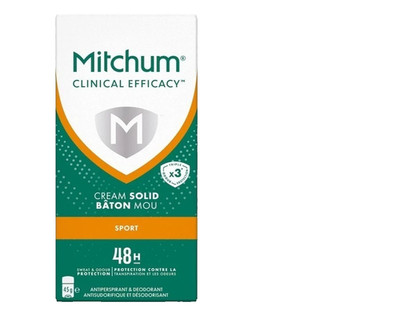 4 X Mitchum Men Clinical Efficacy Sport Soft Solid Antiperspirant Deodorant 45g