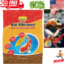 pond Koi Vibrance Soft Sticks, Floating Pond Fish Food for Koi Fish and Ornament