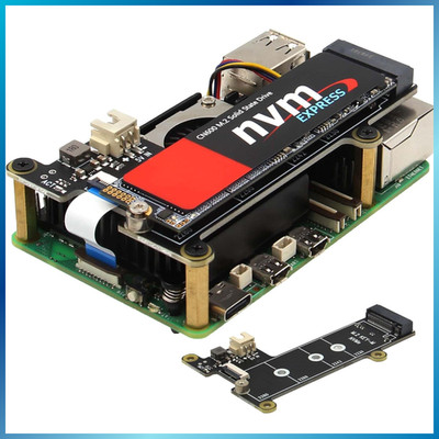 M.2 NVMe SSD Shield für Raspberry Pi 5 - Erweiterungskarte Zubehör