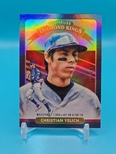 2020 Panini Donruss - Diamond Kings Christian Yelich #5 Milestone Stat Line /650