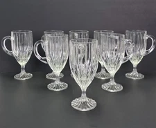 Mikasa Park Lane Irish Coffee Crystal Glass 7 3/8" w Handle | Multi-Buy Savings