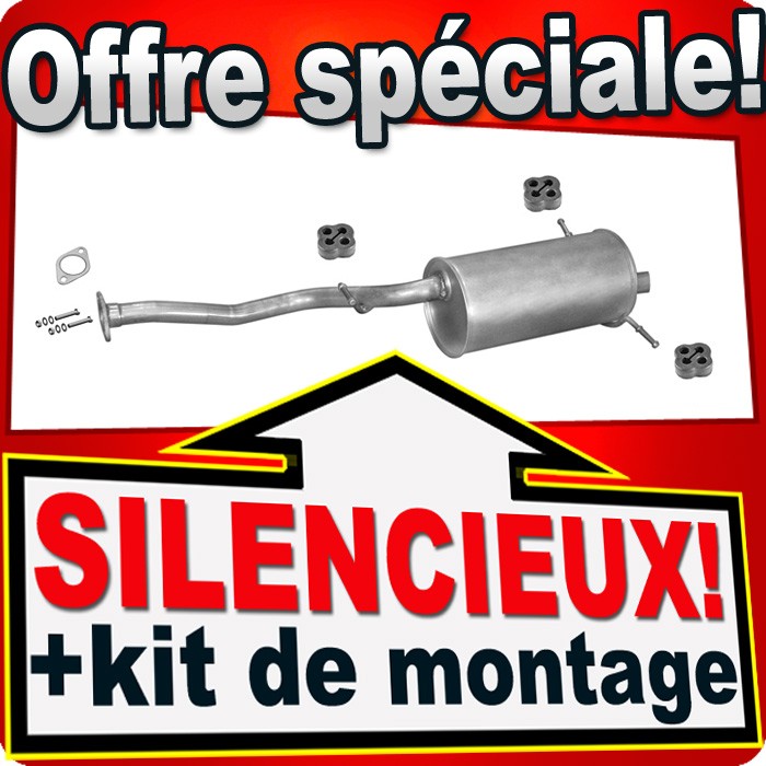 Silencieux arrière Subaru Legacy 4x4 pour trajets quotidiens silencieux