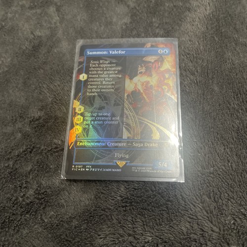 Summon Valefor Borderless Foil