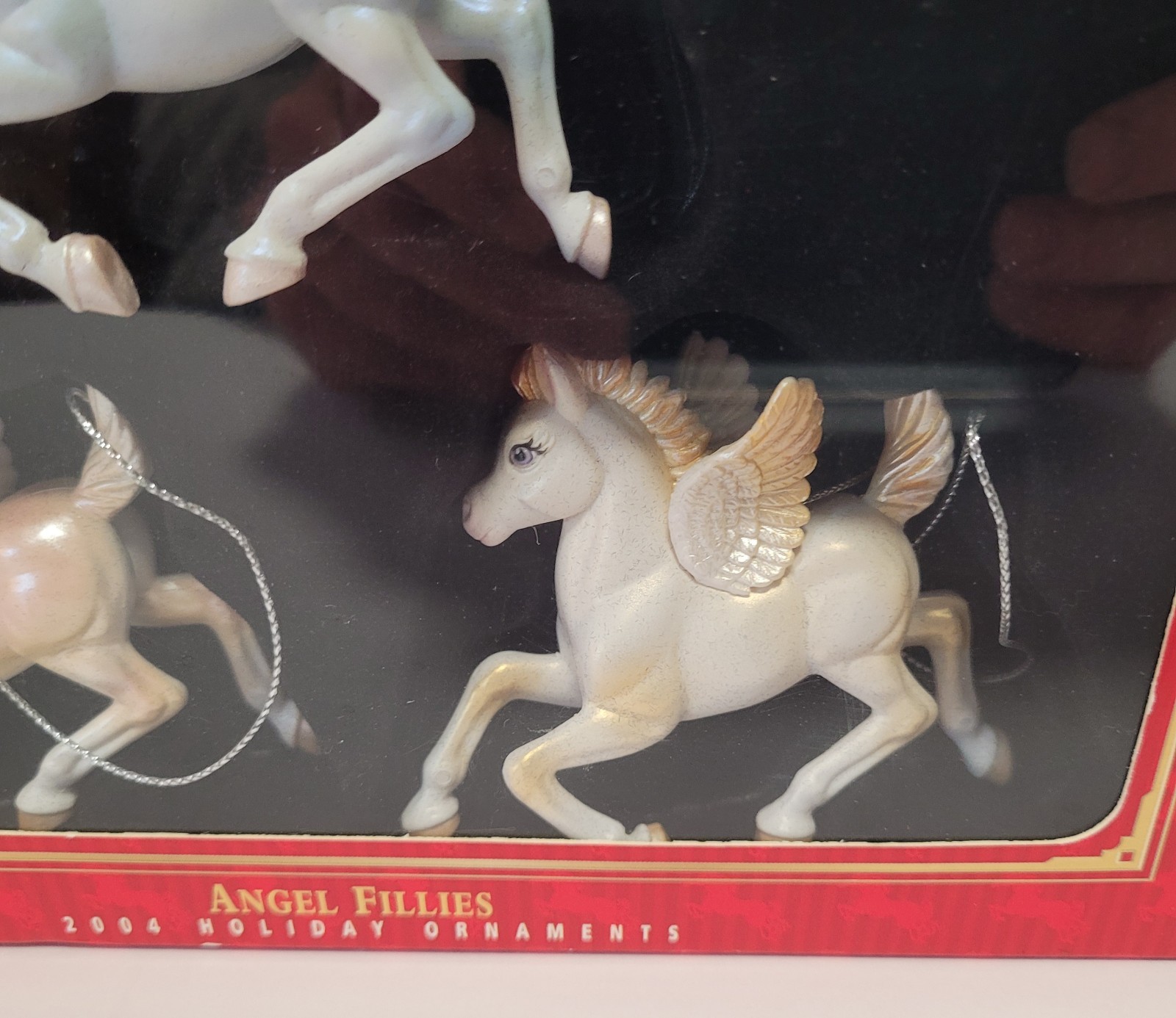 Breyer Angel Fillies 2004 Holiday Ornaments No. 700214 Set of 3