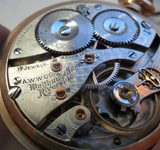 Antique Waltham Riverside Model 1899 19 Jewel 16S Railroad O/F Pocket Watch