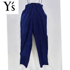 USED Y'S YOHJI YAMAMOTO CUT JACQUARD LINE PANTS FOR WOMEN ACCEPTABLE