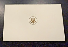 1976 White House Gerald R. Ford 50th Anniversary Card w/ Envelope & Seal