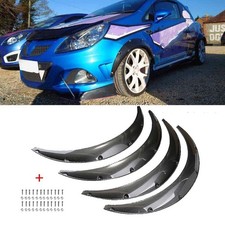 4.5"Carbon Fiber Fender Flares Extra Wide Wheel Arches For Opel Vauxhall Corsa D