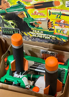 READ Hasbro Nerf Hulk Abomination Blaster Hornet Scout Titan Rocketx2 NEW  