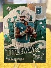 2024 Panini Donruss Elite - Title Waves Tua Tagovailoa #8 Green