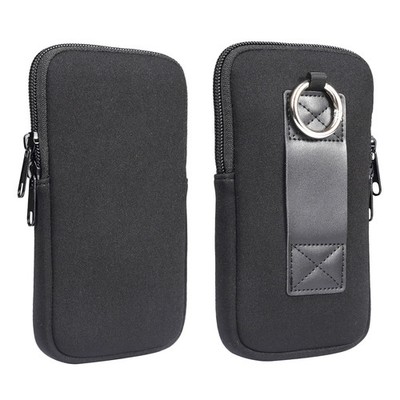 Universal Neopren Gürtelclip Handy Tasche für iPhone 17 16 15 14 13 12 Pro Max