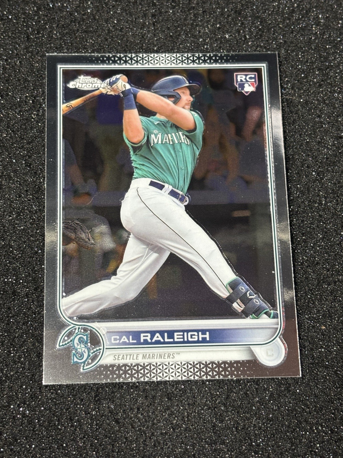 Topps 2022 Chrome Baseball Cal Raleigh Rookie Card RC #149 Seattle Mariners