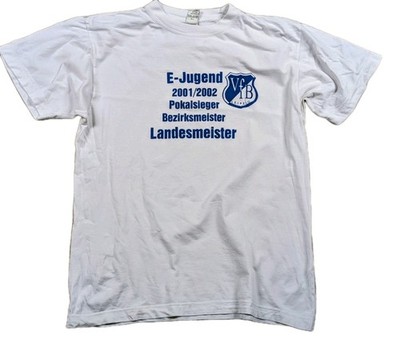VFB Leipzig 2001/02 T-Shirt State Champion Cup Winner 1.FC Lok Leipzig Football