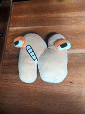 Alphabet Lore Plush  Peach  Letter N w Eyes  Mouth Stuffed Pillow 9"