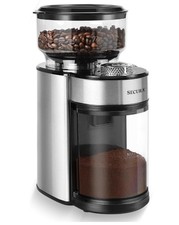 Secura Conical Burr Electric Coffee Grinder 25 Grind Settings 2-12 Cups Capacity