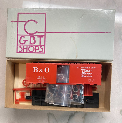 C&BT Shops Baltimore and Ohio B&O 1944 Einzel-Ladetür 40' AAR Boxcar Kit 467439