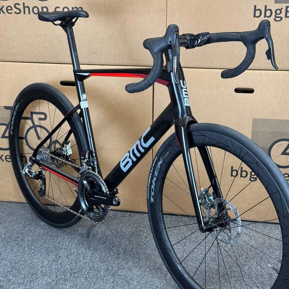 Bicicleta de carretera BMC RoadMachine 01 usada, Sram Red eTap, fibra de carbono-2019, 56 cm () Foto 4 de 4