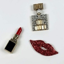 Spille Donna con Strass Brillanti – Set da 3 Spille Moda per Giacche, Cappotti e