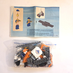 Lego City Fire Helicopter 7206 and Coast Guard 4 WD & Jet Scooter 7737 Complete