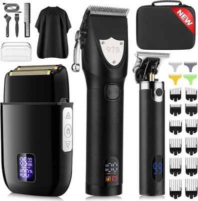 Electric Foil Shavers for Men, Barber Set