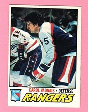 1977-78 O-Pee-Chee #154 Carol Vadnais New York Rangers  - See Pics
