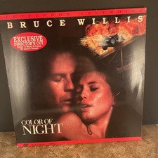 Laserdisc Color of Night-Director's Cut 1995 Bruce Willis Jane March K8