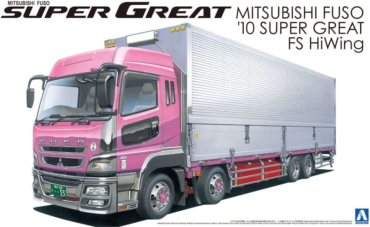 Aoshima 1/32 No.14 MITSUBISHI FUSO '10 SUPER GREAT FS HiWing Model