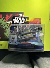 STAR WARS MICRO GALAXY SQUADRON SER. 3 GENERAL GRIEVOUS STARFIGHTER CHASE RARE