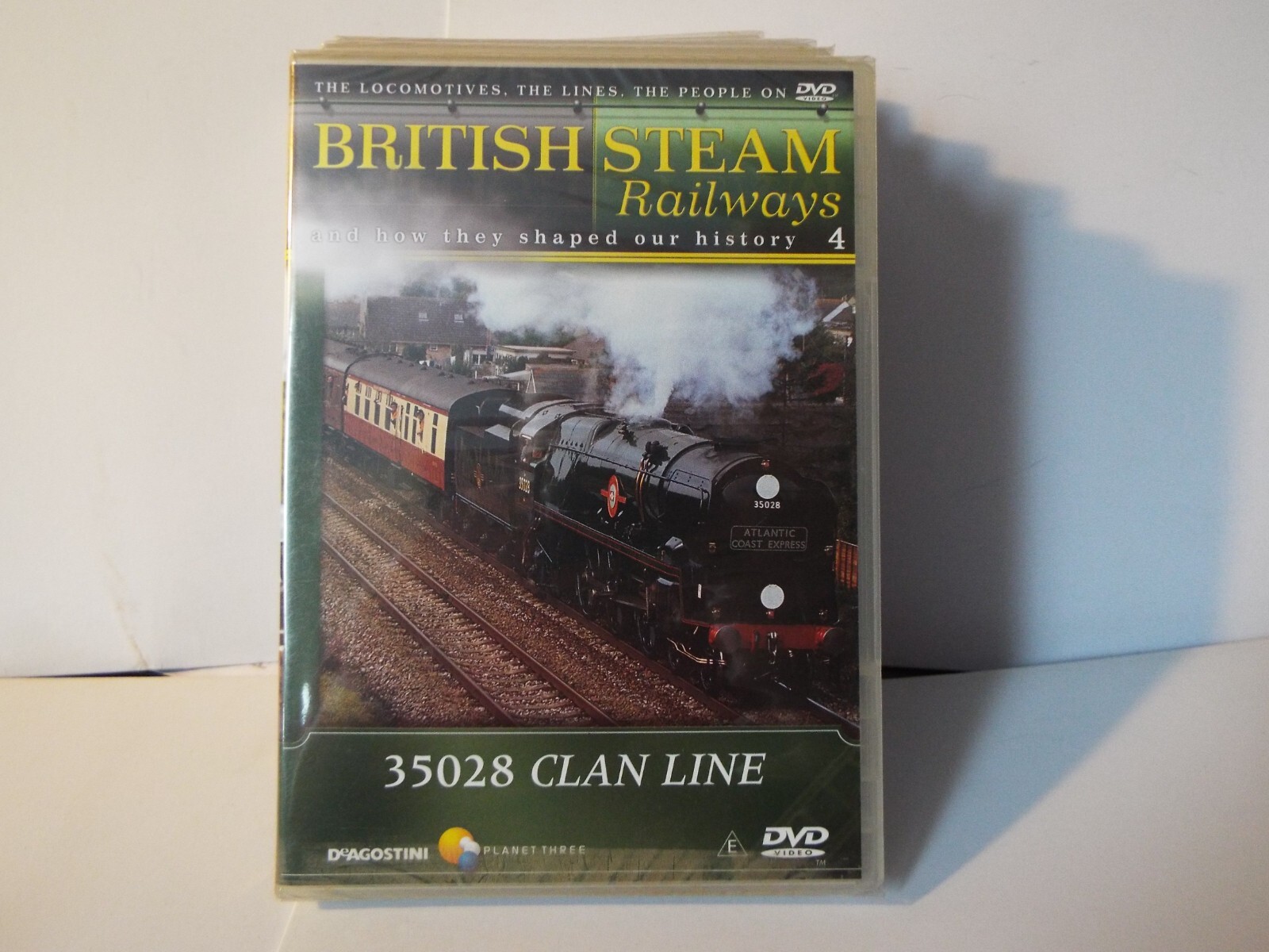 BRITISH STEAM RAILWAYS 4-35028 CLAN LINE  DVD