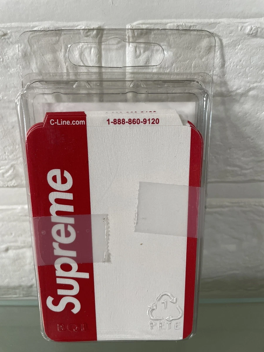 Supreme hotsell name badge